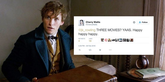J.K. Rowling confirmed 'Fantastic Beasts' is a trilogy ...