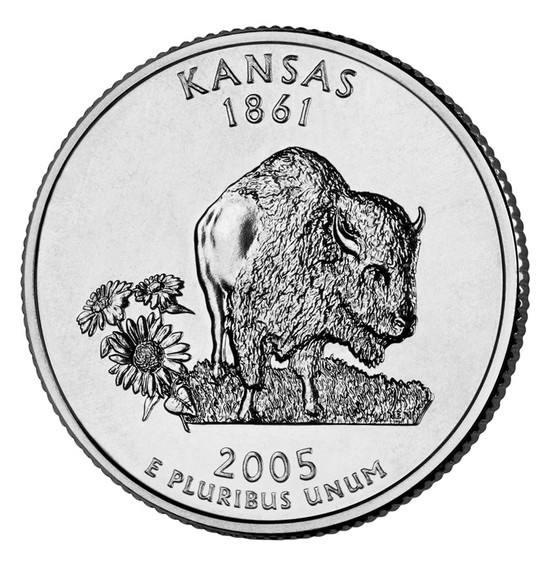¼ Dollar "Washington Quarter" (Kansas) - United States ...