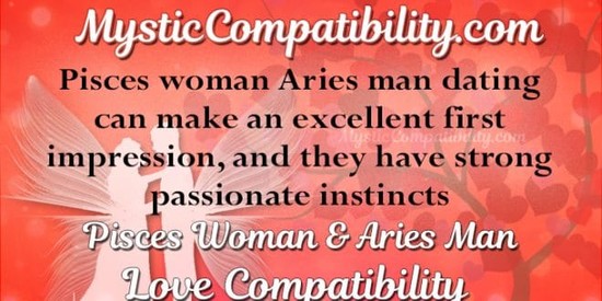 Pisces Woman Aries Man Compatibility - Mystic Compatibility