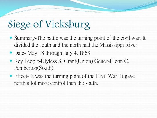 PPT - Siege of Vicksburg PowerPoint Presentation - ID:2596412