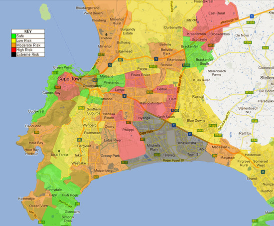 CapeTown Safety | Cape Town Safety Map