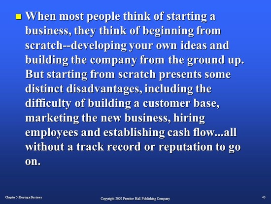 Buying An Existing Business - ppt download