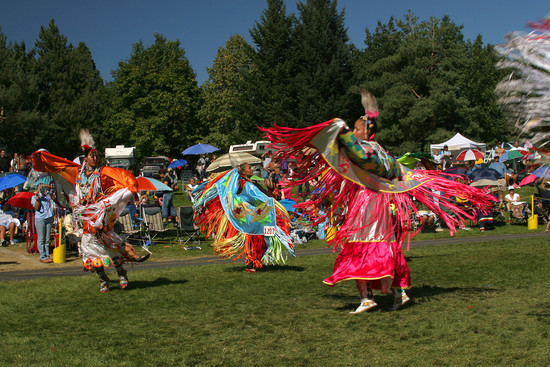 Spokane Pow Wow | Dancers during Spokane's Annual Pow Wow ...