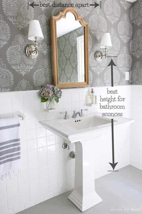 Must-Have Measurements for Your Bathroom (How High to Hang ...