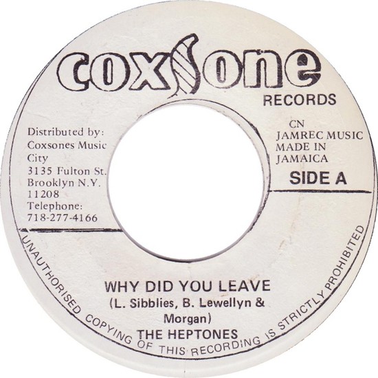 45cat - The Heptones - Why Did You Leave / Part 2 ...