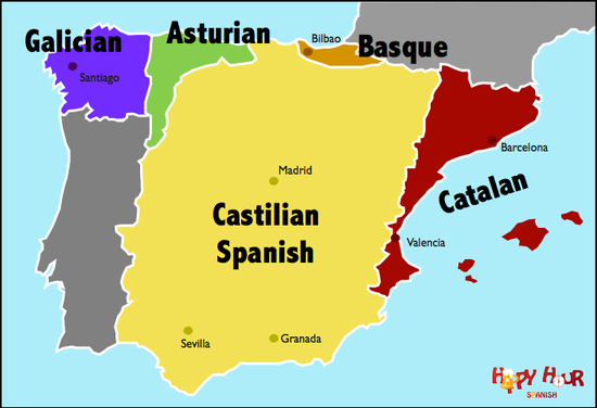 Did you know they speak more than just Spanish in Spain?