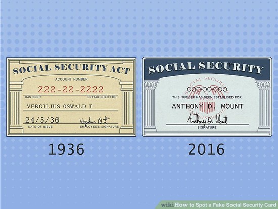 3 Ways to Spot a Fake Social Security Card - wikiHow