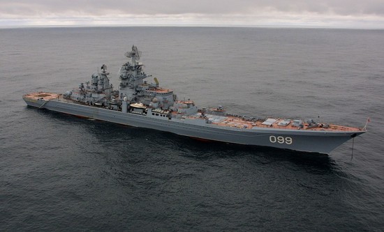 Pyotr Velikiy (Peter the Great) Kirov-class battlecruiser ...