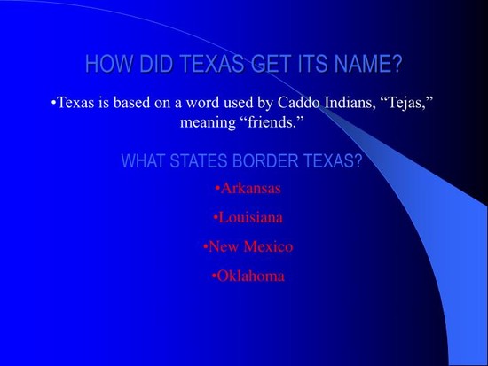 PPT - TEXAS The Lone Star State PowerPoint Presentation ...