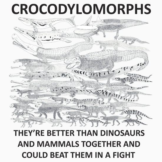 Were there crocodiles or alligators in the age of ...