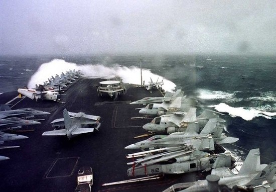What do aircraft carriers do in a storm? - Quora