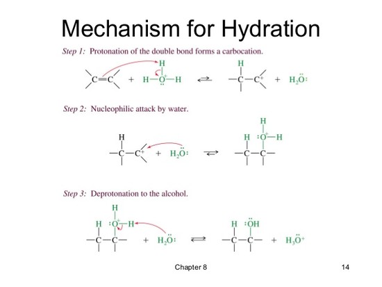 organic chemistry - Why does hydration of alkene takes ...
