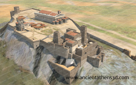 Medieval Acropolis - Ancient Athens 3D