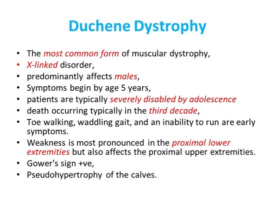 Muscular Dystrophies group of inherited myopathic ...