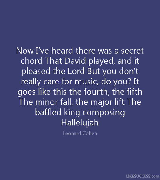 Baffled King Composing Hallelujah | AZ Lyrics
