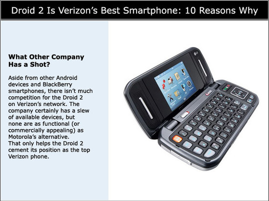 Droid 2 Is Verizon's Best Smartphone: 10 Reasons Why ...