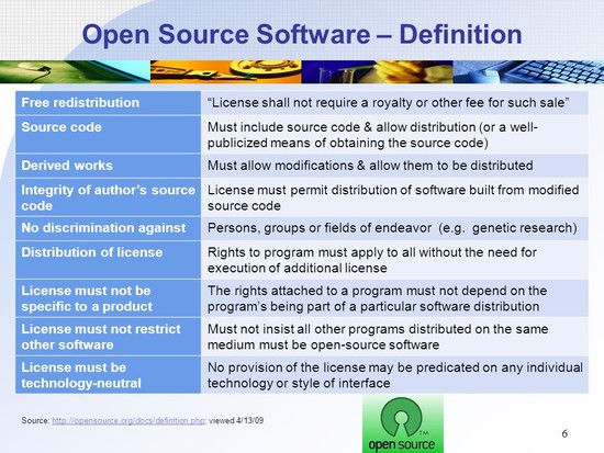 WHAT IS THE DEFINITION OF OPEN SOURCE SOFTWARE - Group 7 ...