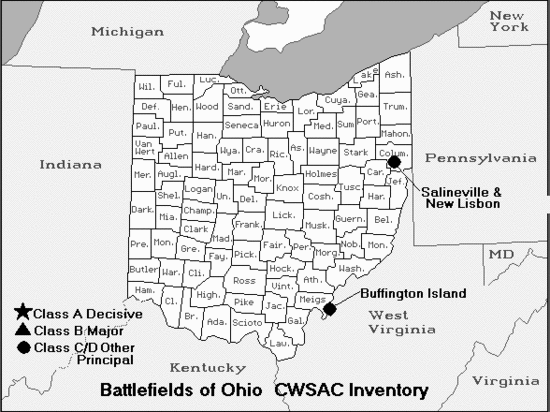 Ohio Civil War History Battles Union Army Military Soldiers
