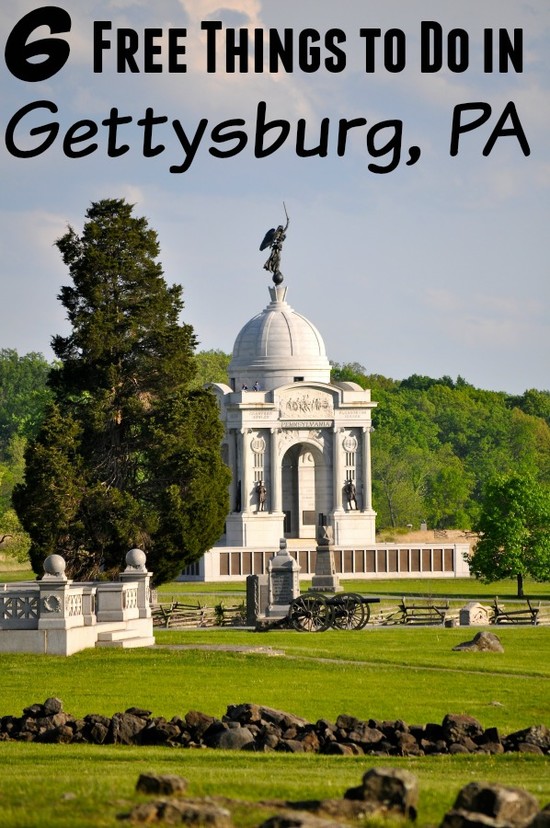 6 Free Things to do in Gettysburg Pa - These are a Must See!