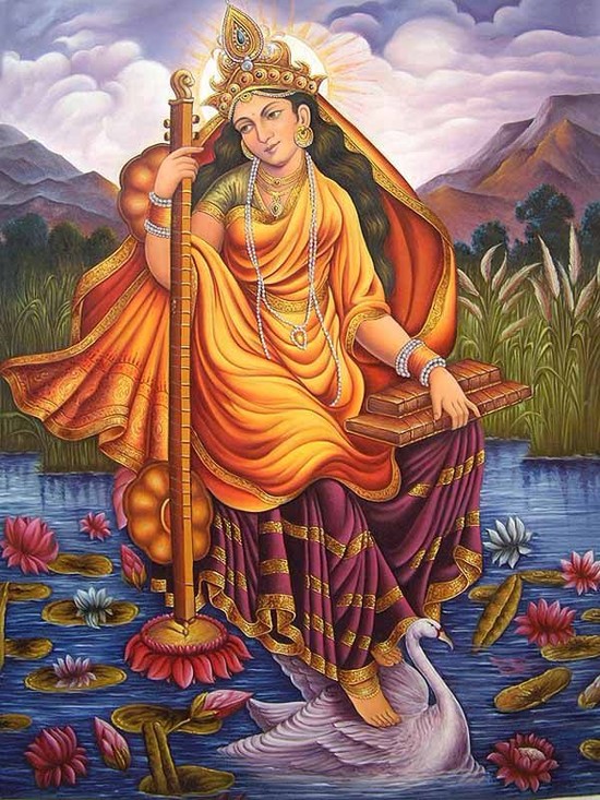 Saraswati is the daughter of Lord Shiva and Goddess Durga ...
