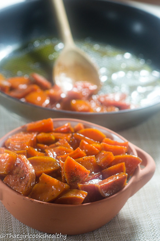 Candied yams recipe (vegan) - That Girl Cooks Healthy