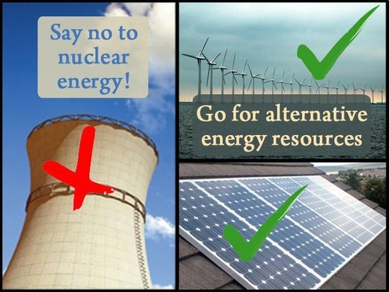 Stop running after nuclear energy, solar and wind power is ...