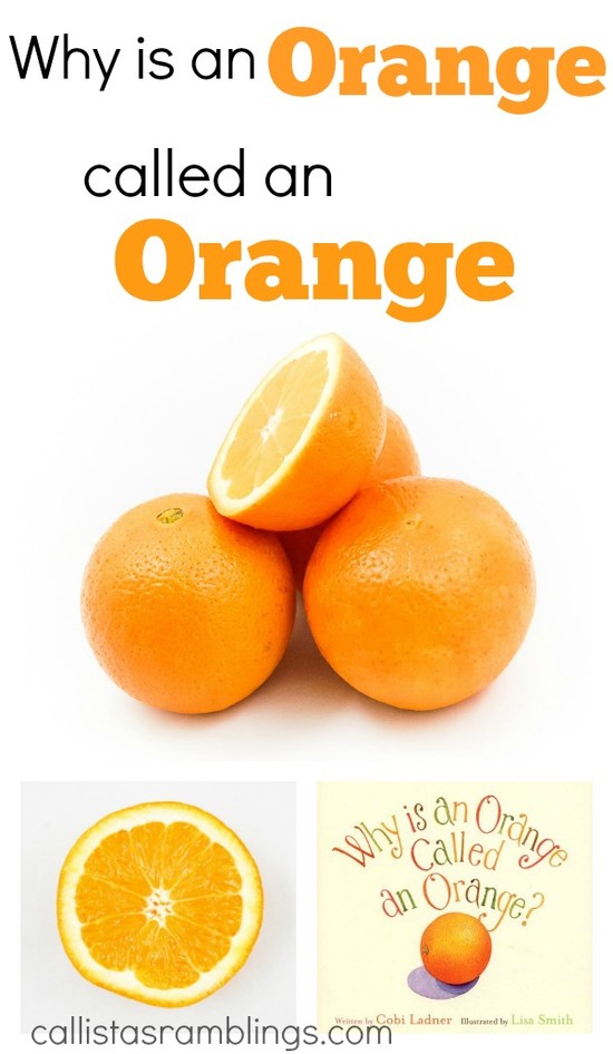 Why is an Orange Called an Orange? - Callista's Ramblings