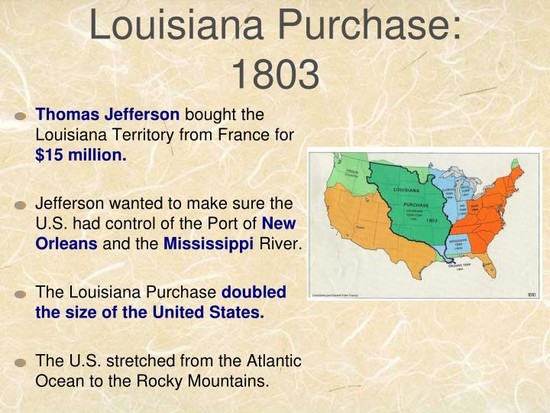 Louisiana purchase manifest destiny