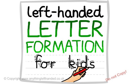 Left handed letter formation guide (Download)