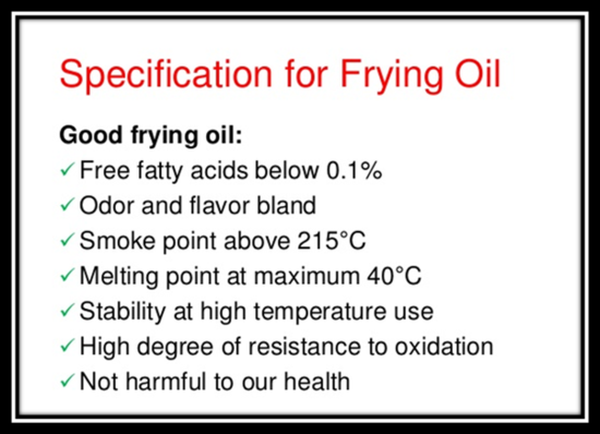 What oils are used in good restaurants for deep frying ...