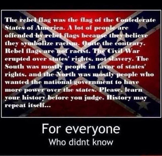 The Confederate flag is NOT RACIST! | patriotic | Pinterest