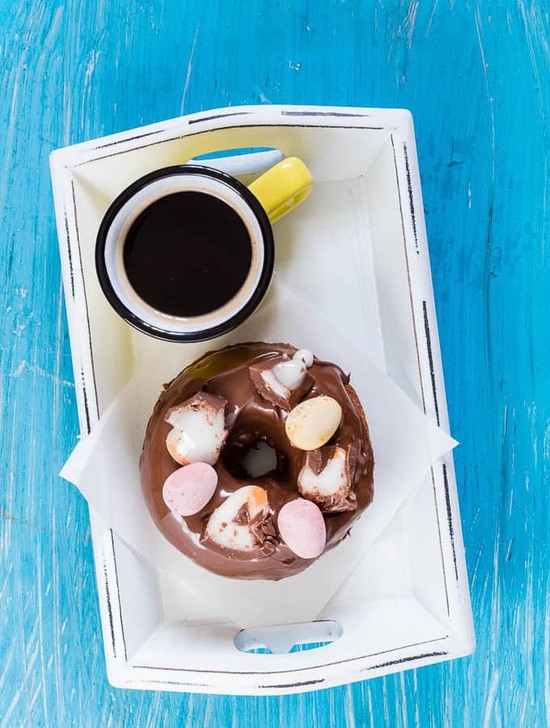 Baked Nutella & Cadbury Crème Egg Doughnuts - Recipes From ...