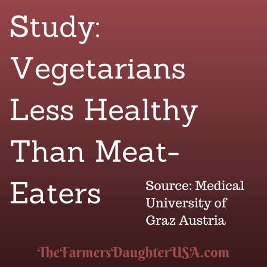 Study: Vegetarians Less Healthy Than Meat-Eaters - The ...