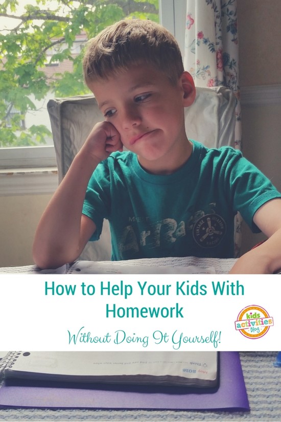 How to Help Your Kids with Their Homework Without Doing it ...