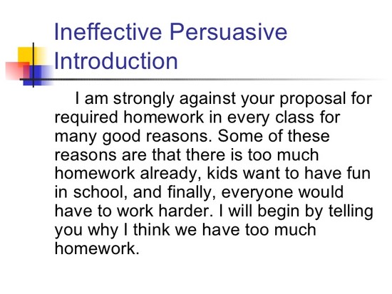 Persuasive Essay Introductions --OSPI