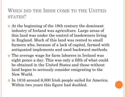 PPT - Irish Immigration to America PowerPoint Presentation ...