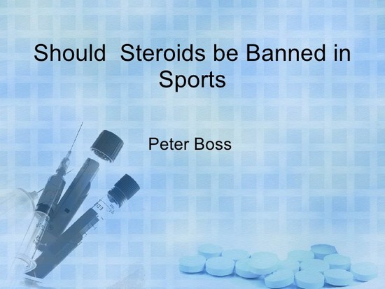 Should drugs be banned in sport essay