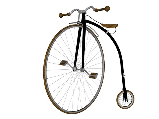Why did the penny-farthing have a large front wheel ...
