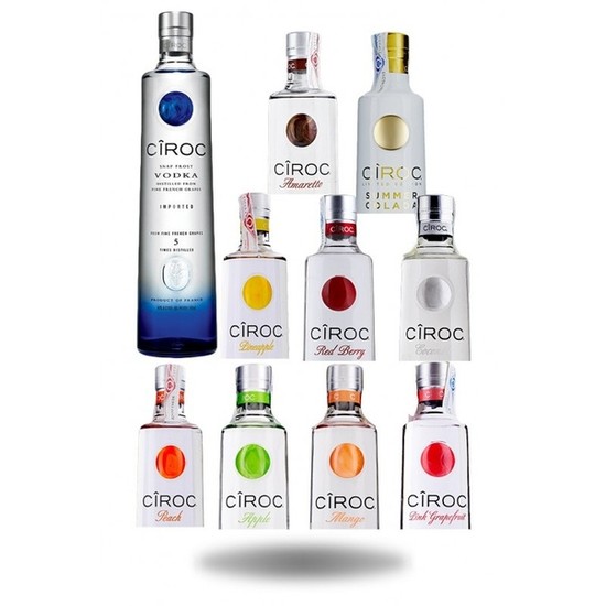 What kind of stones are used in a Ciroc vodka bottle? - Quora