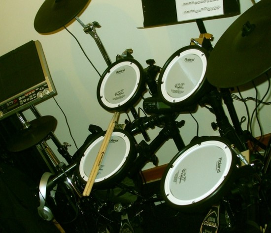 Recording midi drums with an electronic drum kit and a ...