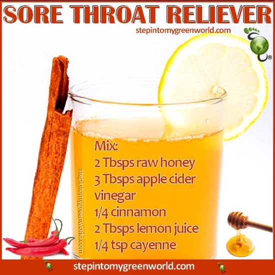 How to clear sore throat using Apple Cider Vinegar ...