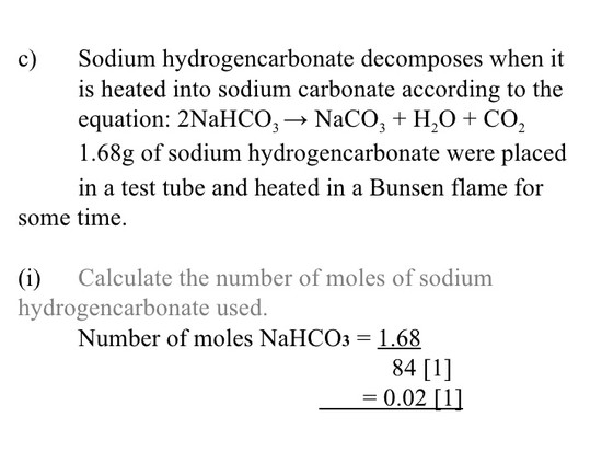 Sodium Carbonate Equation images