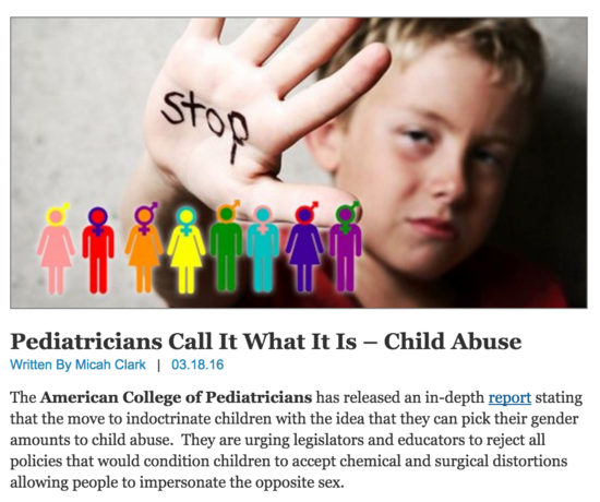 Sham Pediatric Group: Allowing Kids to Choose Their Gender ...