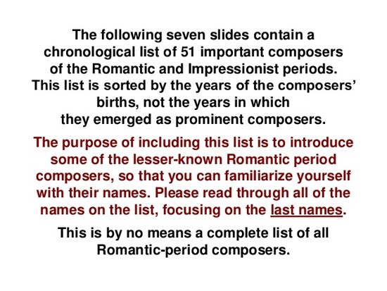 The Evolution of Musical Romanticism