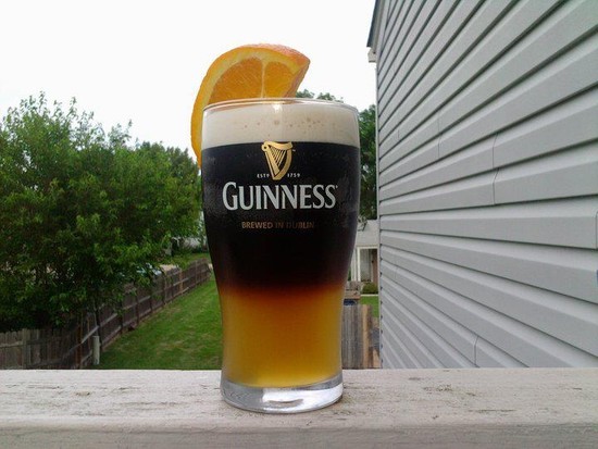 Guinness Half & Half: Guinness layered over Blue Moon ...