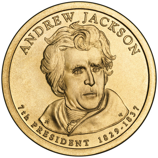 File:Andrew Jackson Presidential $1 Coin obverse.jpg ...