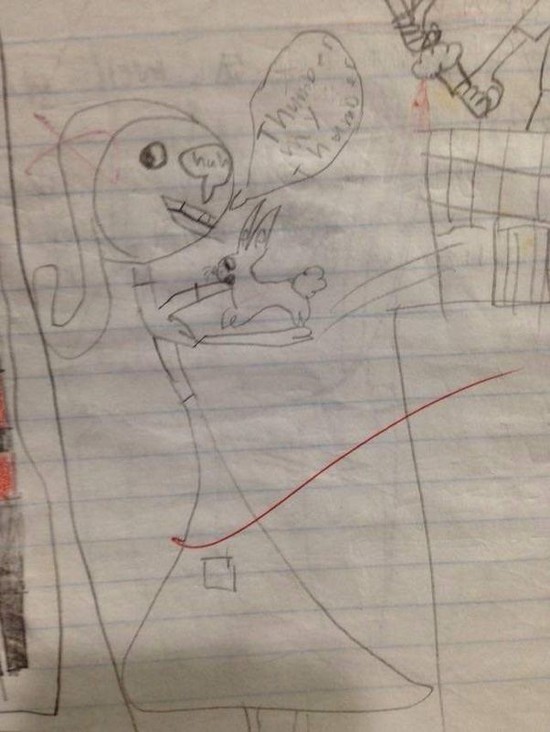 What is the weirdest thing you have seen a child draw? - Quora