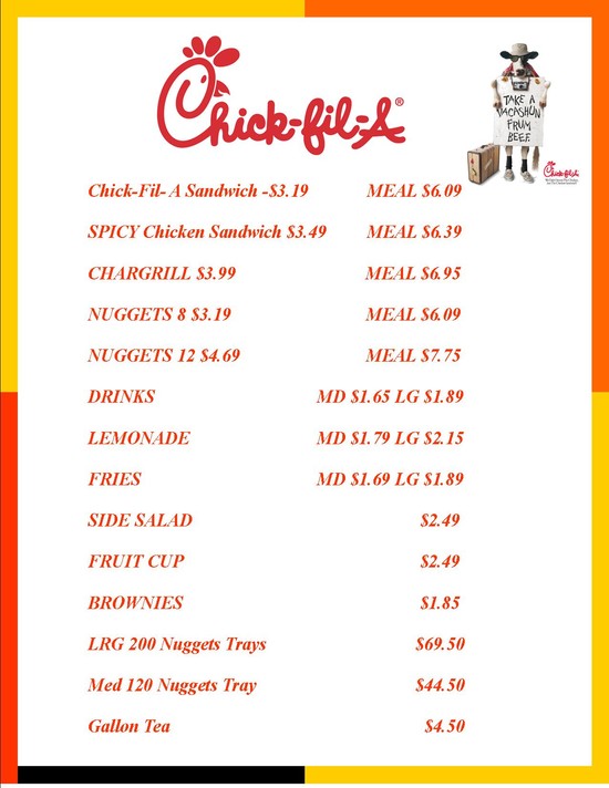 6 Best Images of Chick-fil A Nutrition Chart - Chick-fil a ...