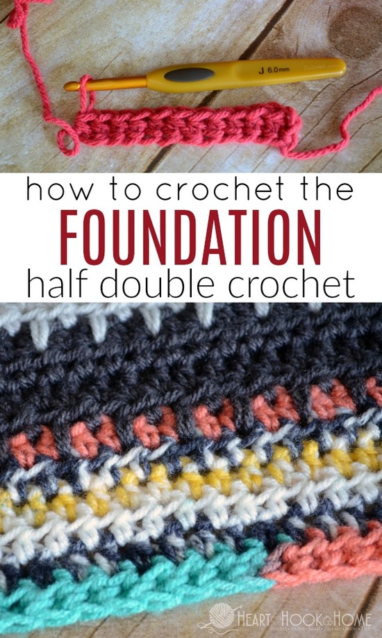 How to Foundation Half Double Crochet Written and Video ...