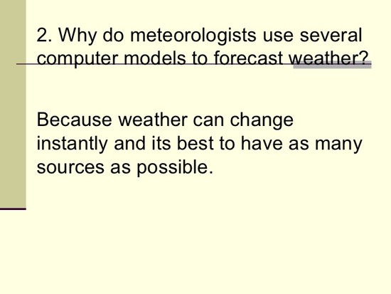 Chapter 17 – meteorology